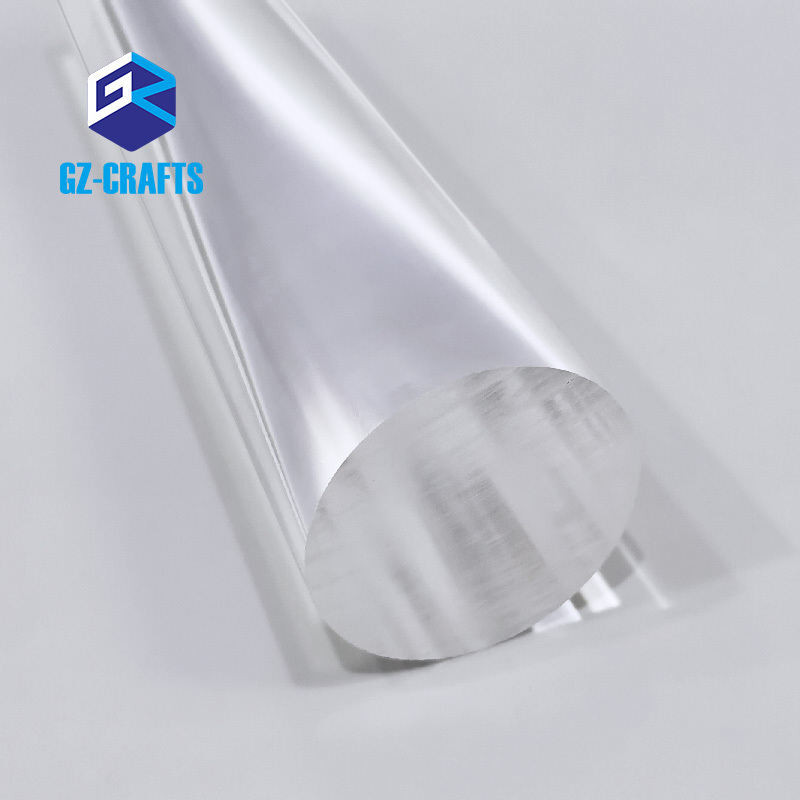 200mm Height Acrylic Cylinder Block Clear 40mm Diameter Acrylic Solid Cylinder