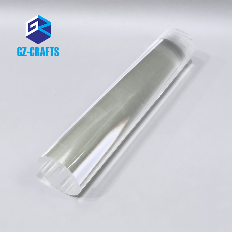 200mm Height Acrylic Cylinder Block Clear 40mm Diameter Acrylic Solid Cylinder