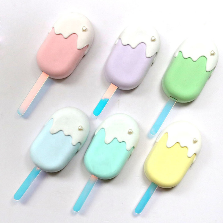 Iridescent Acrylic Pop Sticks Acrylic Material Rainbow Popsicle Sticks Acrylic Ice Cream Sticks for Party Favors