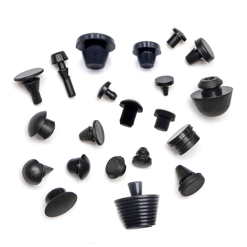 Custom Silicon NBR EPDM Rubber Cover Seal Stopper Cover Grommets Hole Plugs Stopper Pipe Plugs For Terminal Seal Parts