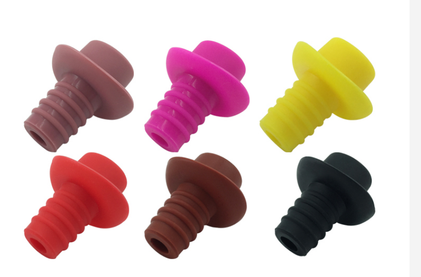 Customized Silicone Beer Stopper Wine Bottle Seal Cover Rubber Silicon Screw Sealing