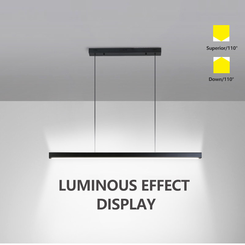 Wholesale super slim continuous narrow resistance seamless recessed bar led linear light