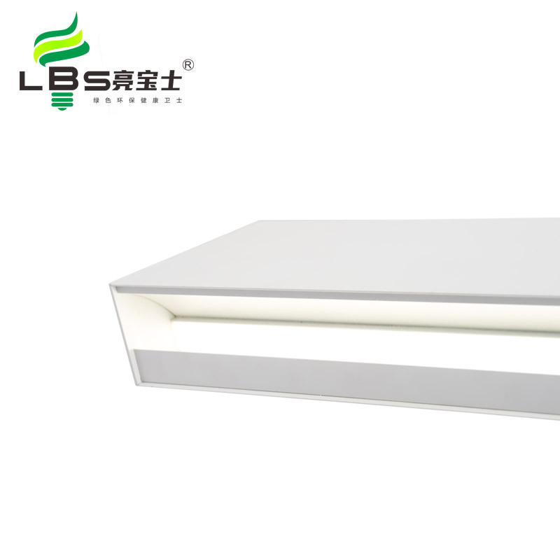 high brightness 2700k 6000k 36w 54mm 120deg white rectangle linear pendant linear light fixture