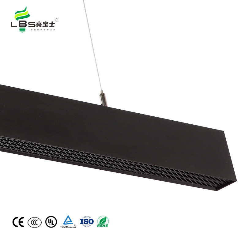 Wholesale Seamless linkable office grill ip65 4ft 40w pendant linear fixture magnetic tube lamp led batten light