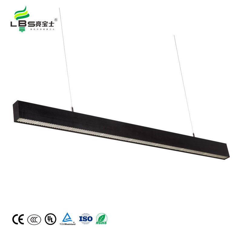 Wholesale Seamless linkable office grill ip65 4ft 40w pendant linear fixture magnetic tube lamp led batten light