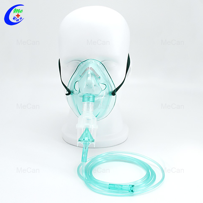 Medical Hospital Disposable PVC Child Adult Oxygen Face Nebulizer Mask With Tube Atomization Mask