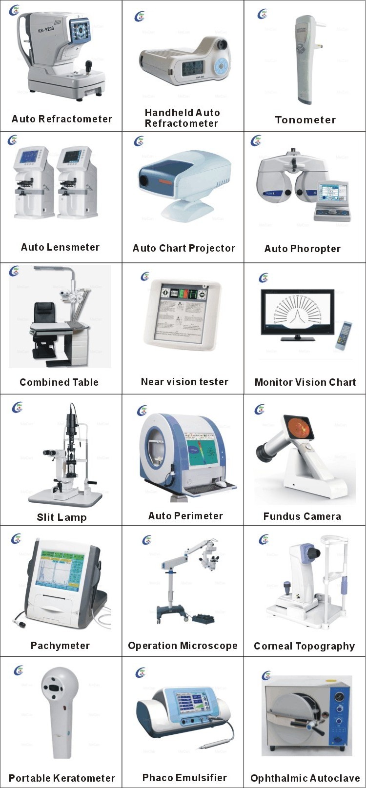 Optical Equipment Optometry Instrument Eye Auto Chart Projector