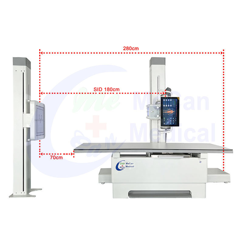 MeCan Medical Equipment Xray medic xray Machine Digital Radiography Mobile High Frequency X-ray Machine for Bones in Human