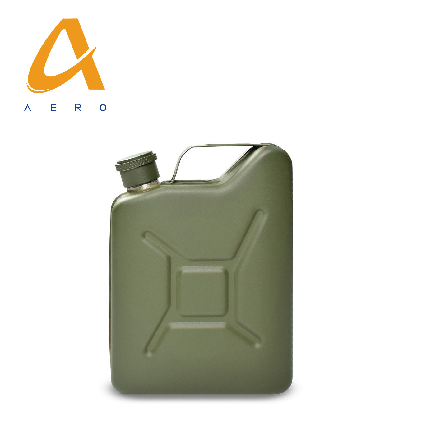 Custom Hot Sale Portable Travel 120ml Stainless Steel Liquor Whiskey Alcohol Pocket Wine Jerry Can Shaped Hip Flask