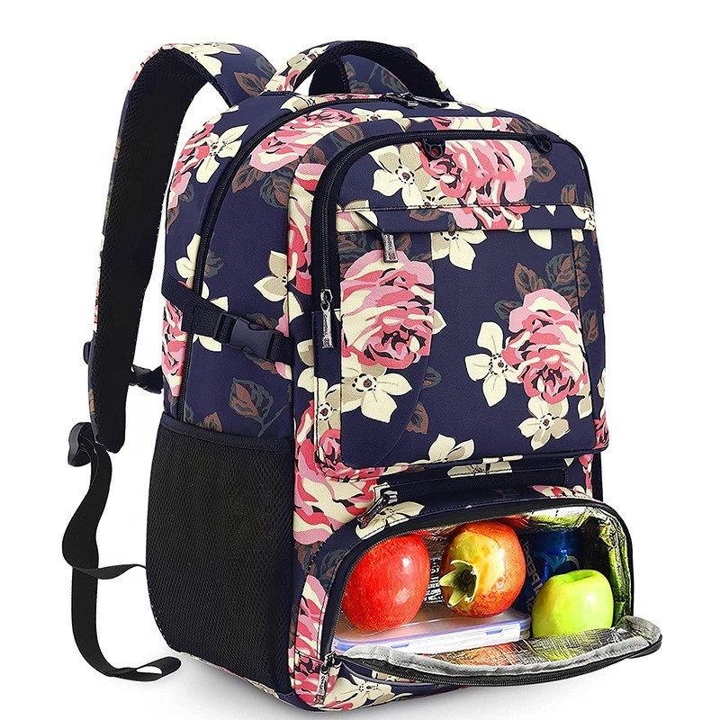 Customize Outdoor picnic  pack camping cooler  bag cooler backpack lunch bag insulated waterproof with usb recharge