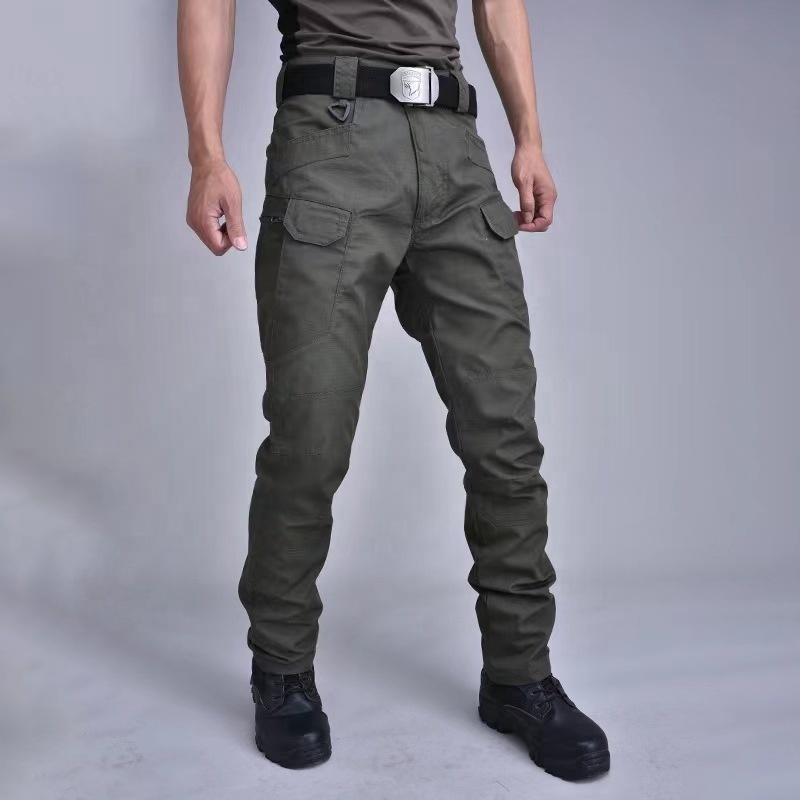 X7 Unisex Tactical Cargo Pants Casual Hiking Trousers Made from Rip-Stop Fabric for Men and Women