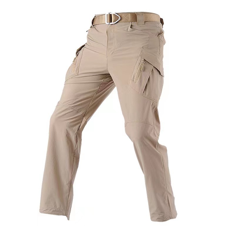 Summer quick-drying 95% nylon  5% spandex  outdoor tactical X9 breathable  waterproof four side  stretchable  pants men's p