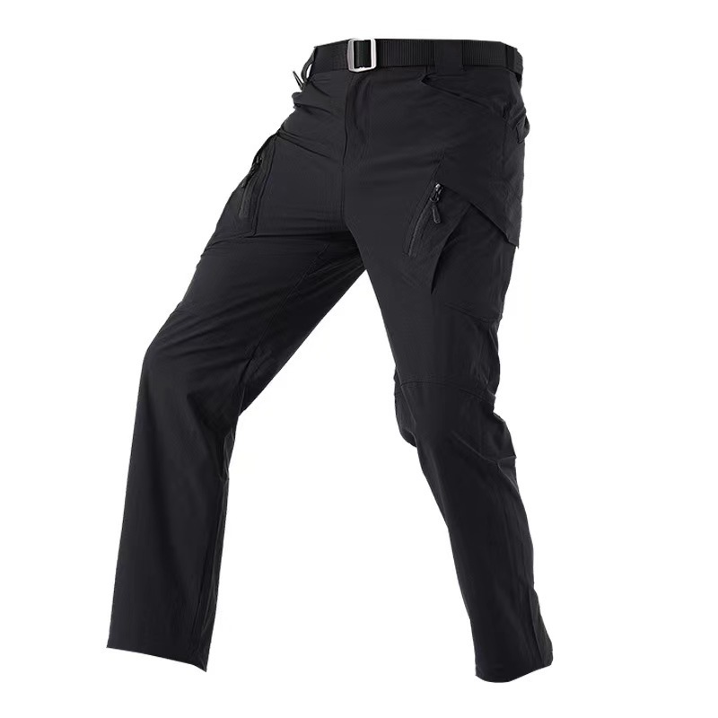 Summer quick-drying 95% nylon  5% spandex  outdoor tactical X9 breathable  waterproof four side  stretchable  pants men's p