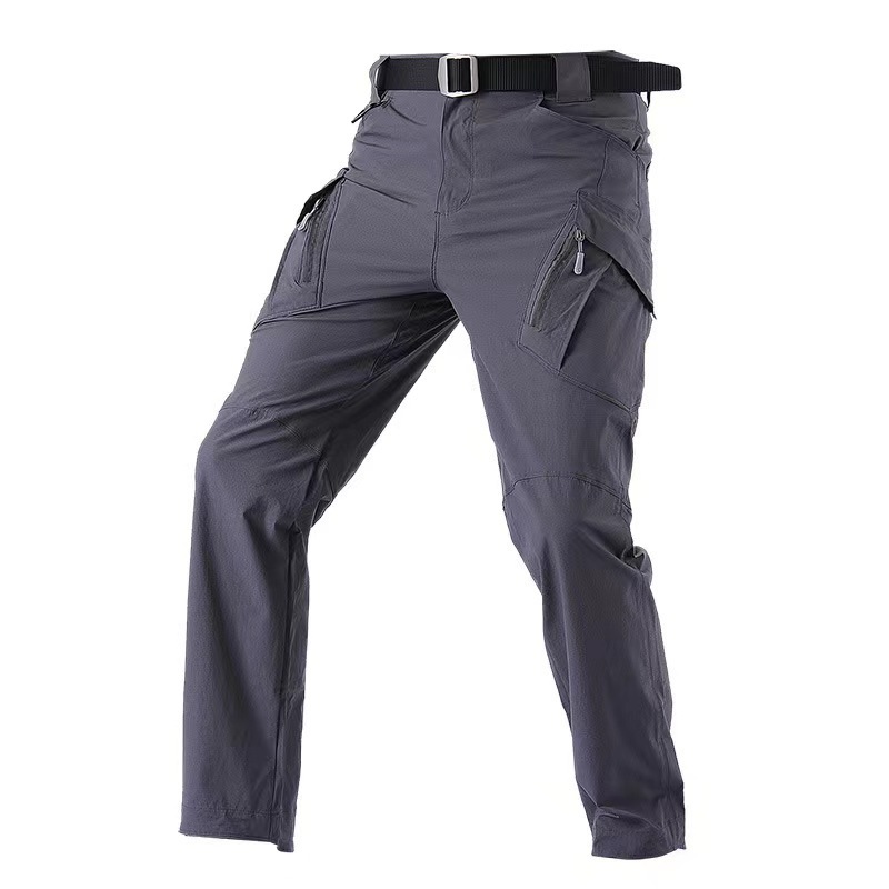 Summer quick-drying 95% nylon  5% spandex  outdoor tactical X9 breathable  waterproof four side  stretchable  pants men's p