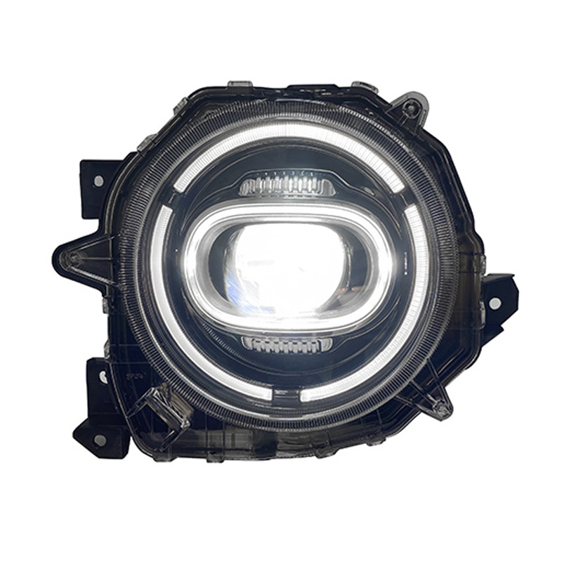 For 2018-2020 Suzuki Jimny Headlight Assemblies Modified With LED Lens One Touch Blue Daytime Running Light Turn Signal