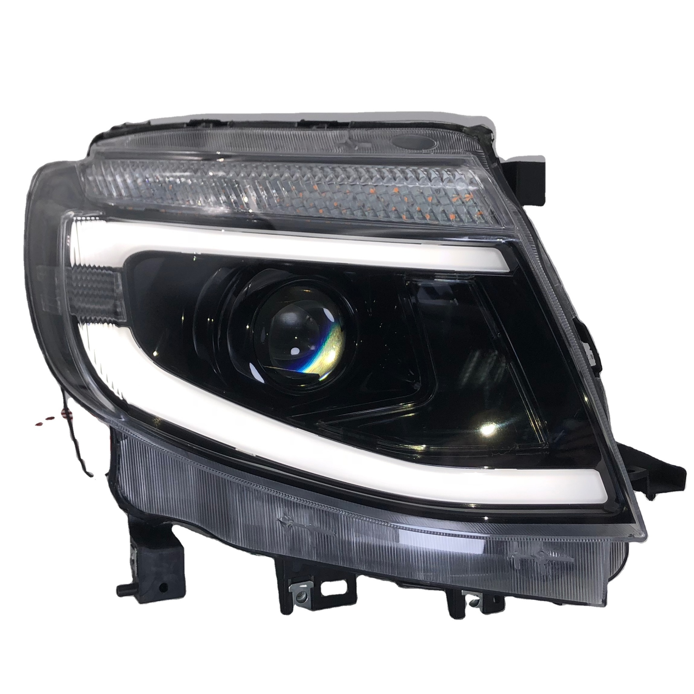 Headlight For Ford Ranger T6 2012-2015 Car  LED DRL Hella 5 Xenon Lens Hid H7 Everest Car