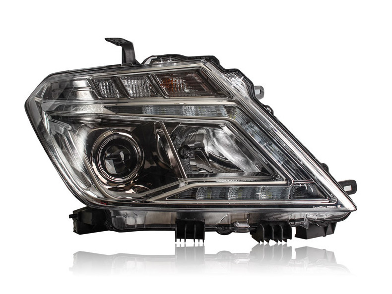 headlights for Nissan Patrol Headlight 2012-2016 DRL Head Lamp Angel Eye