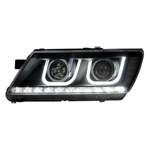 2009-2014 Year U Style LED  For Dodge Journey JCUV Fiat Freemont LED Strip Headlight  Light High Beam