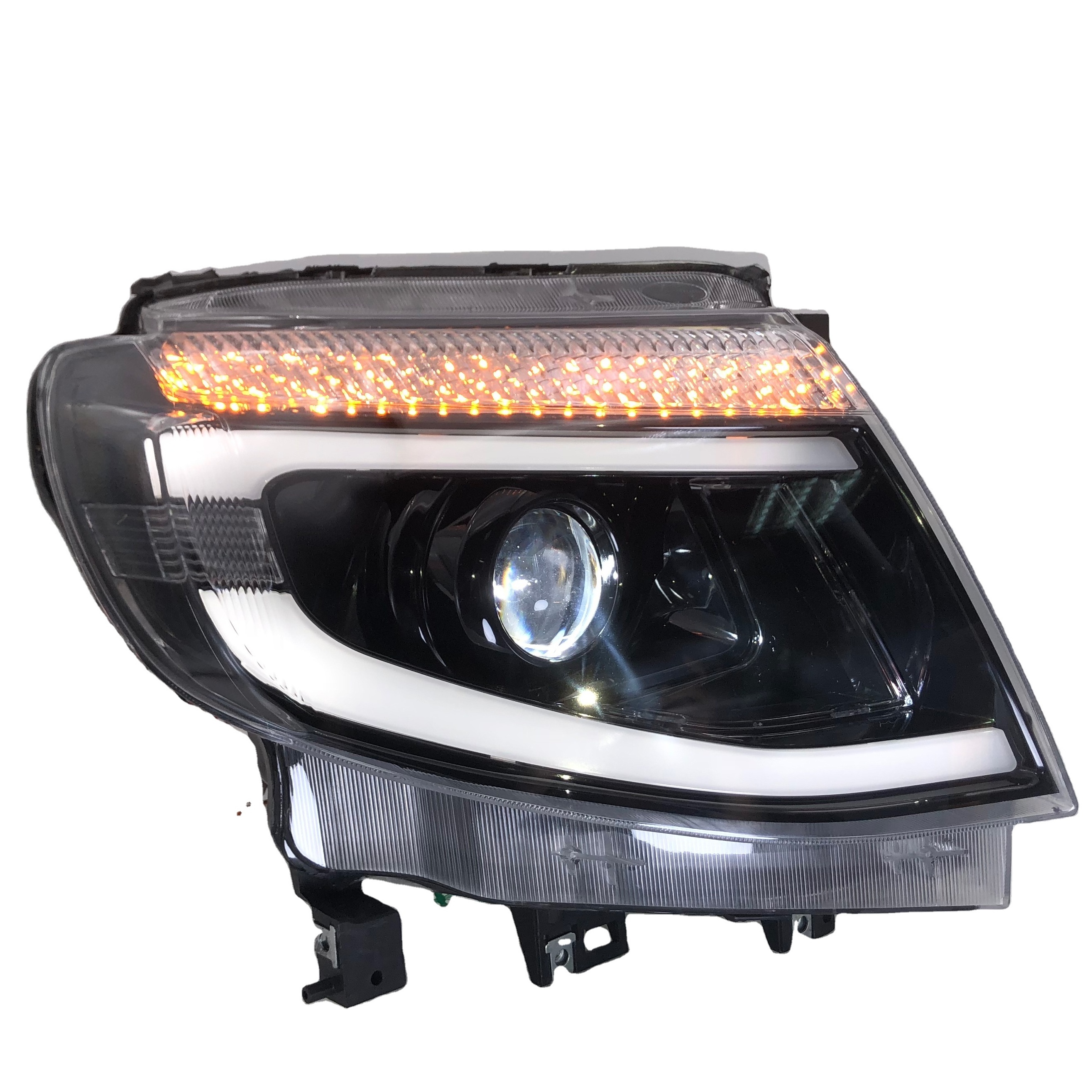 Headlight For Ford Ranger T6 2012-2015 Car  LED DRL Hella 5 Xenon Lens Hid H7 Everest Car