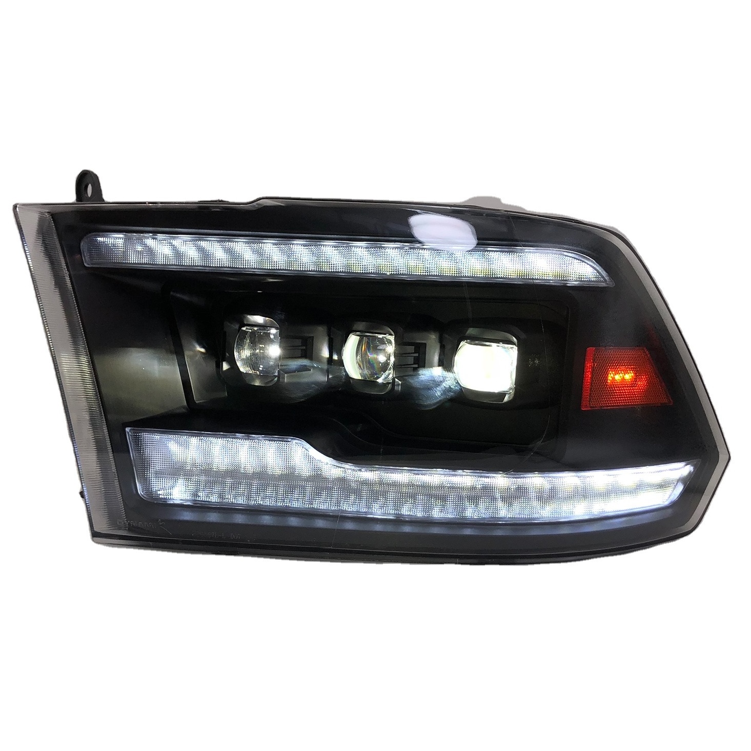 Headlight for Dodge 2009-2019 RAM 1500 LED Head Lamp With Dynamic Turning Signal