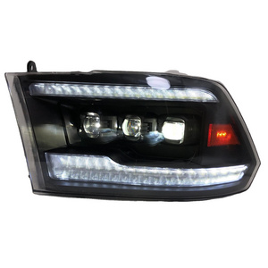 Headlight for Dodge 2009-2019 RAM 1500 LED Head Lamp With Dynamic Turning Signal