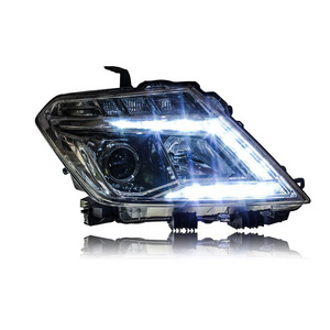 headlights for Nissan Patrol Headlight 2012-2016 DRL Head Lamp Angel Eye