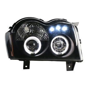 2005-2008  for Jeep Grand Cherokee LED headlight angle eyes with HID projector