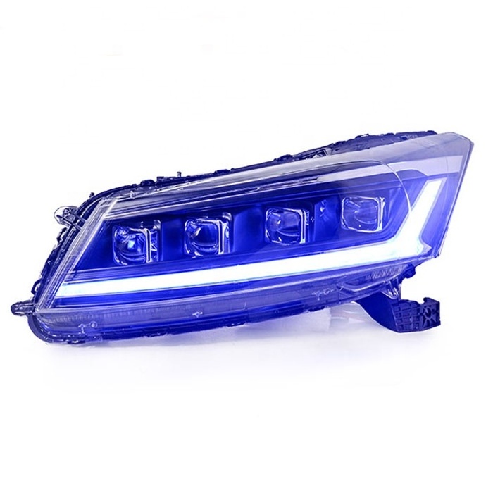 Front Light LED For Accord G8 For Honda 2008-2012 Year Angeleyes Headlight Full LED