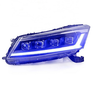 Front Light LED For Accord G8 For Honda 2008-2012 Year Angeleyes Headlight Full LED