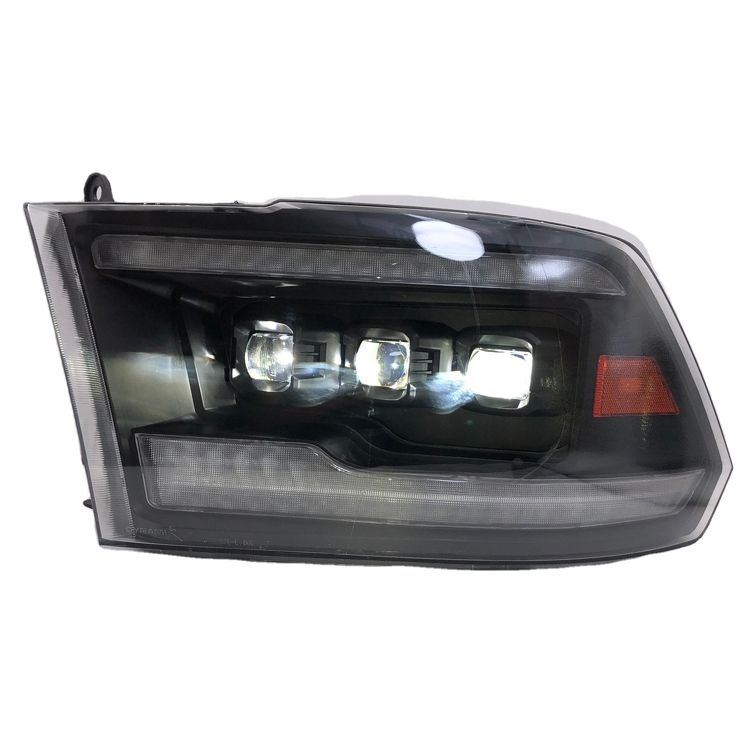 Headlight for Dodge 2009-2019 RAM 1500 LED Head Lamp With Dynamic Turning Signal