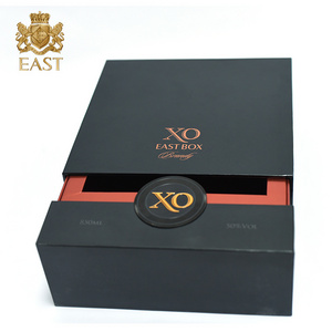 Wholesale customize black wine box packaging with logo paper box for perfume ,luxury bracelet gift box