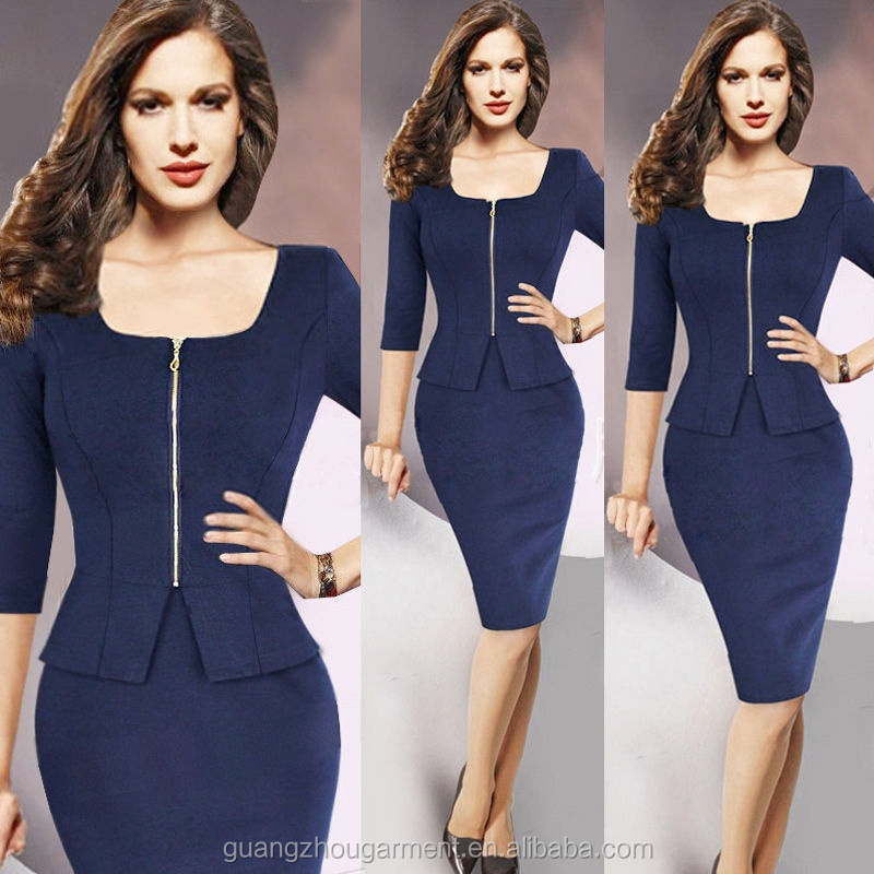 Elegant Fashion Lady Slim Fit OL Wear knee dress To Work ,women beautiful Pencil Bodycon Sheath Business office dresses 2022