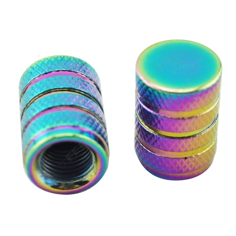 Colorful aluminum alloy wheel wheel tire valve rod hat  dust cover thickening universal steam door nozzle