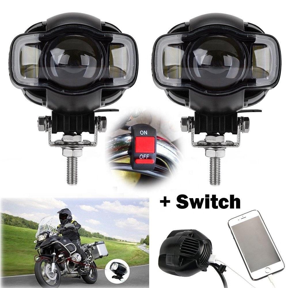 Hot Sale For motorcycle accessories LED auxiliary lamp auxiliary led light for moto