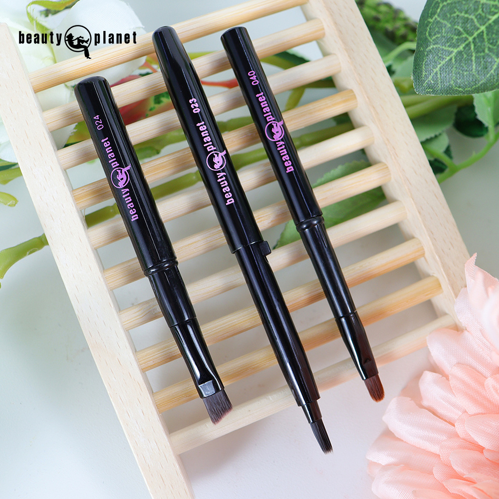 Beauty Planet Private Label Hot Sales Makeup Kabuki Brush Synthetic Hair Telescopic Lipstick Brush Best Quality Lip Brush