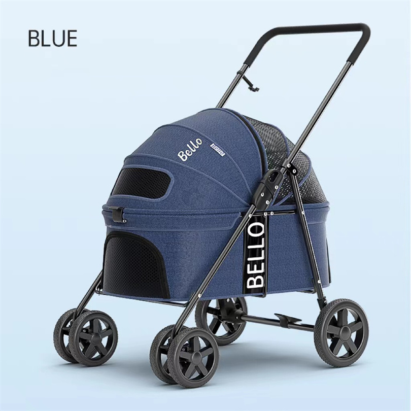 Luxury Customized Wholesale Pet Stroller Detachable Pet Carrier For Pet Dog