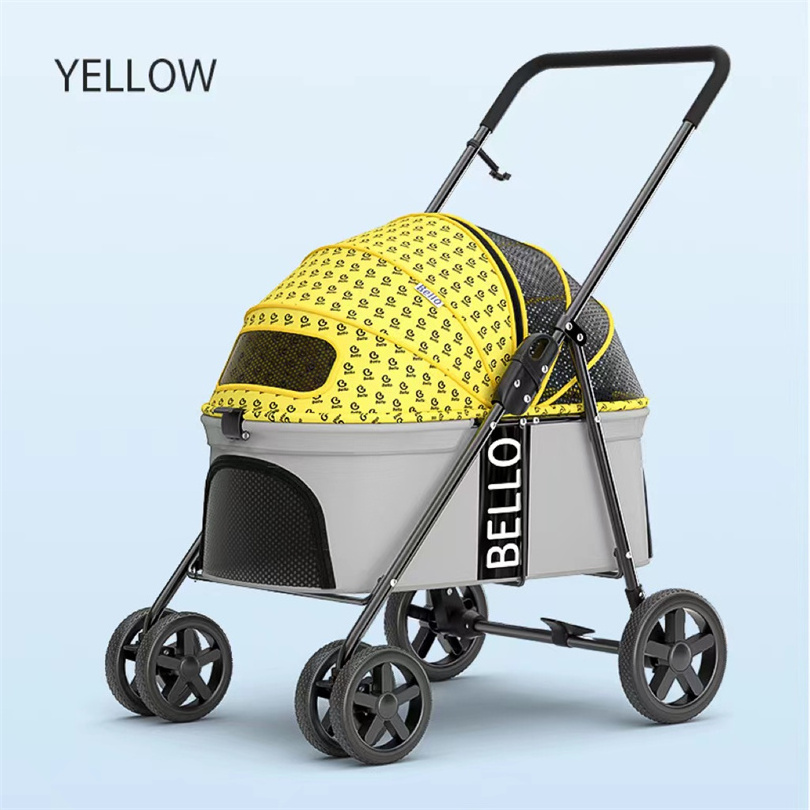 Luxury Customized Wholesale Pet Stroller Detachable Pet Carrier For Pet Dog