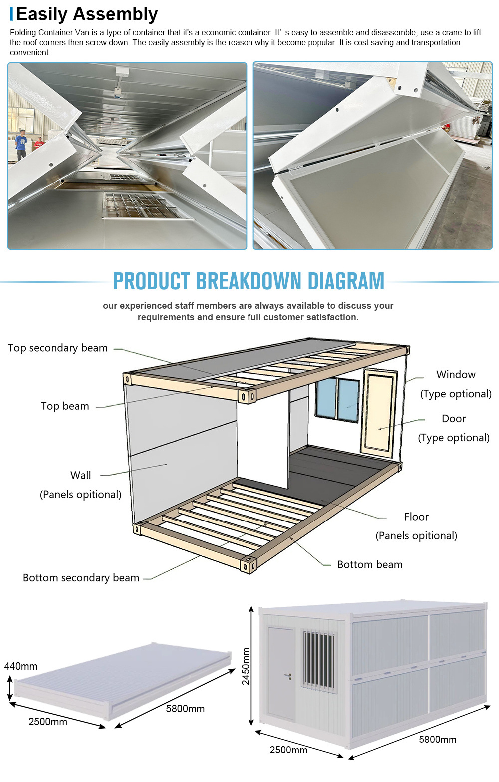 Prefab Luxury Container Cabin House For Prefabricated Resort Hotel Building Rooms With Oem Roof Balcony