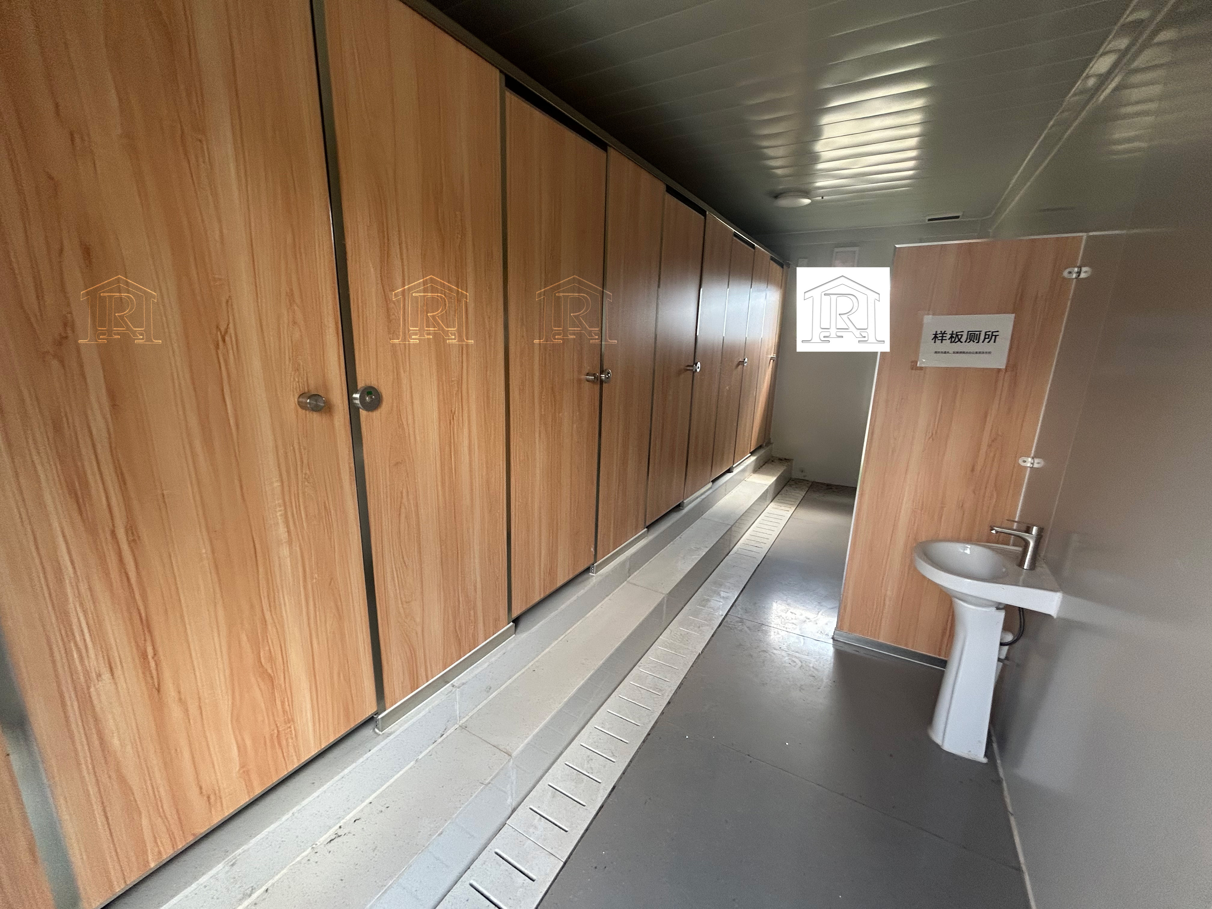 Prefab Modular Trailer Toilet Price For Camping Plastic Adult Public Toilet Portable House