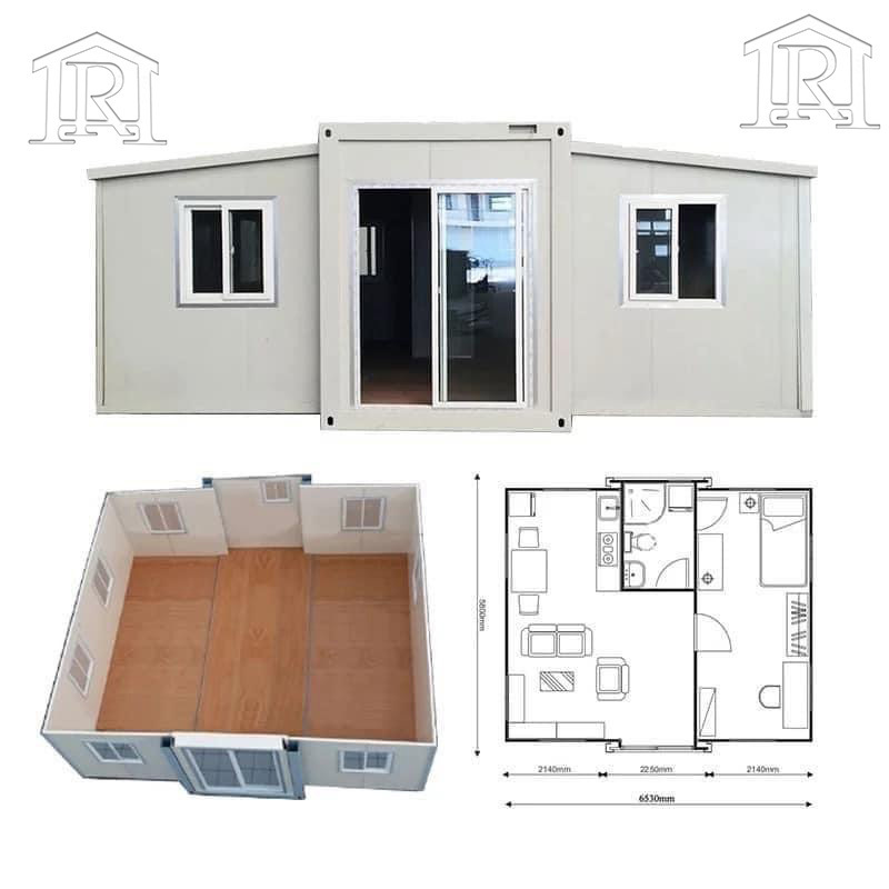 China Factory Wholesale Cheap 40 Ft Luxury House Prefab Modular Homes Expandable Container House