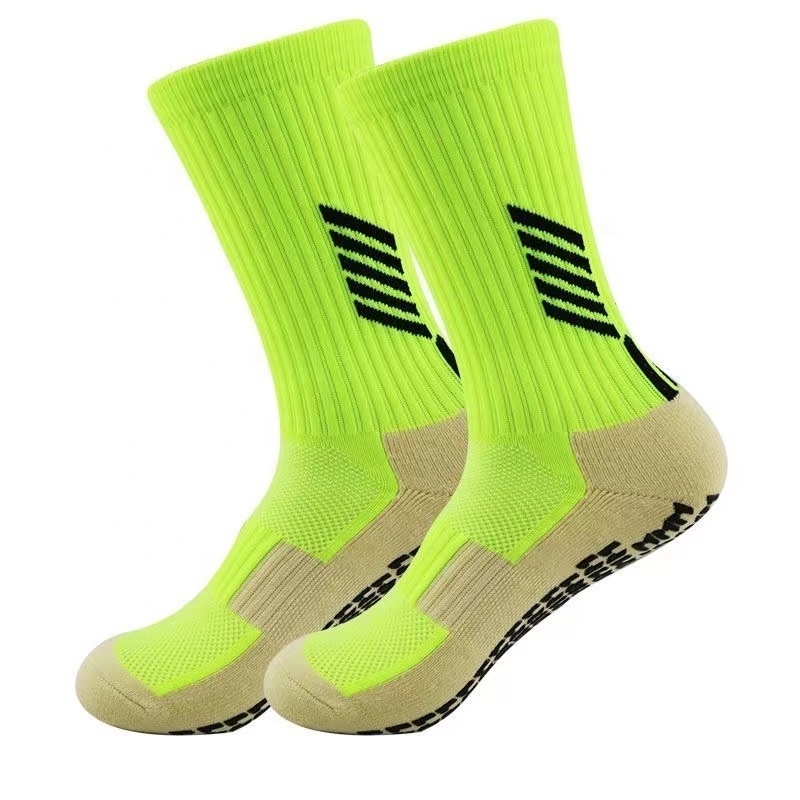 Wholesale Professional Thick Soccer Socks Towel Bottom Knitting Non-slip Training Grip Men's Sports Football Socks