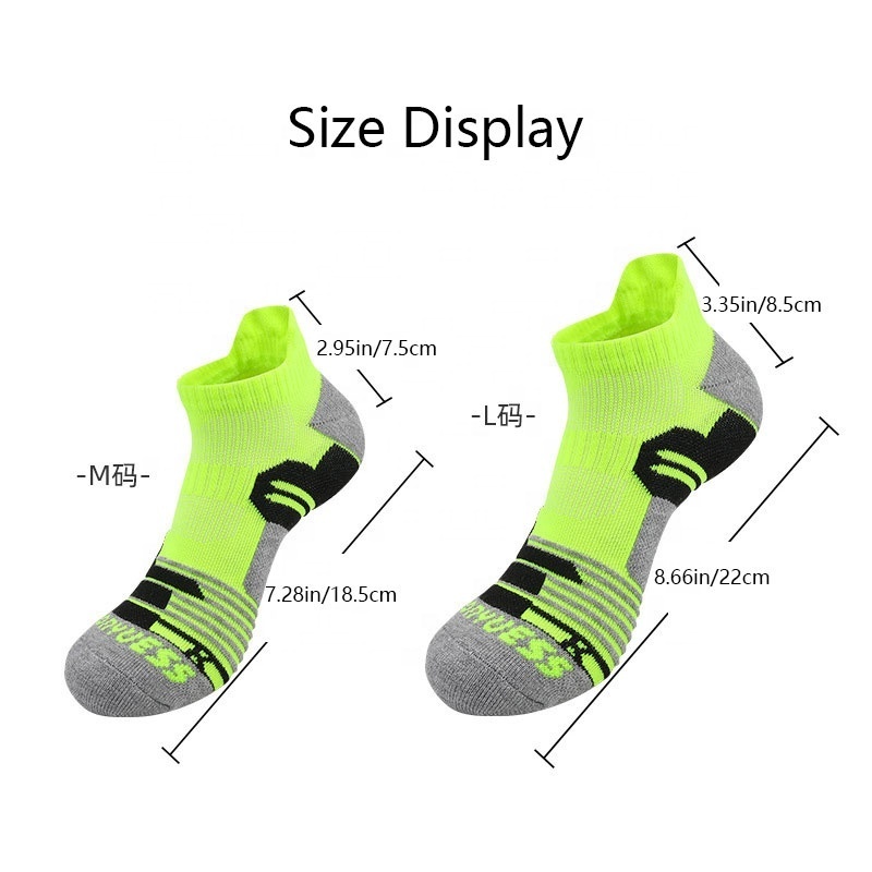 Sport Socks Wholesale Comfort Cushioned Breathable Performance Low Cut Ankle Athletic Running Knitted Compression Socks Spring