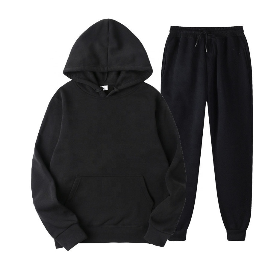 Men's Custom Hoodie Set Athletic Sweatsuit for Men Outfit Casual Hoodie Jogger Set Unisex