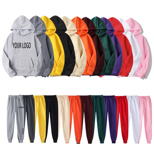 Men's Custom Hoodie Set Athletic Sweatsuit for Men Outfit Casual Hoodie Jogger Set Unisex