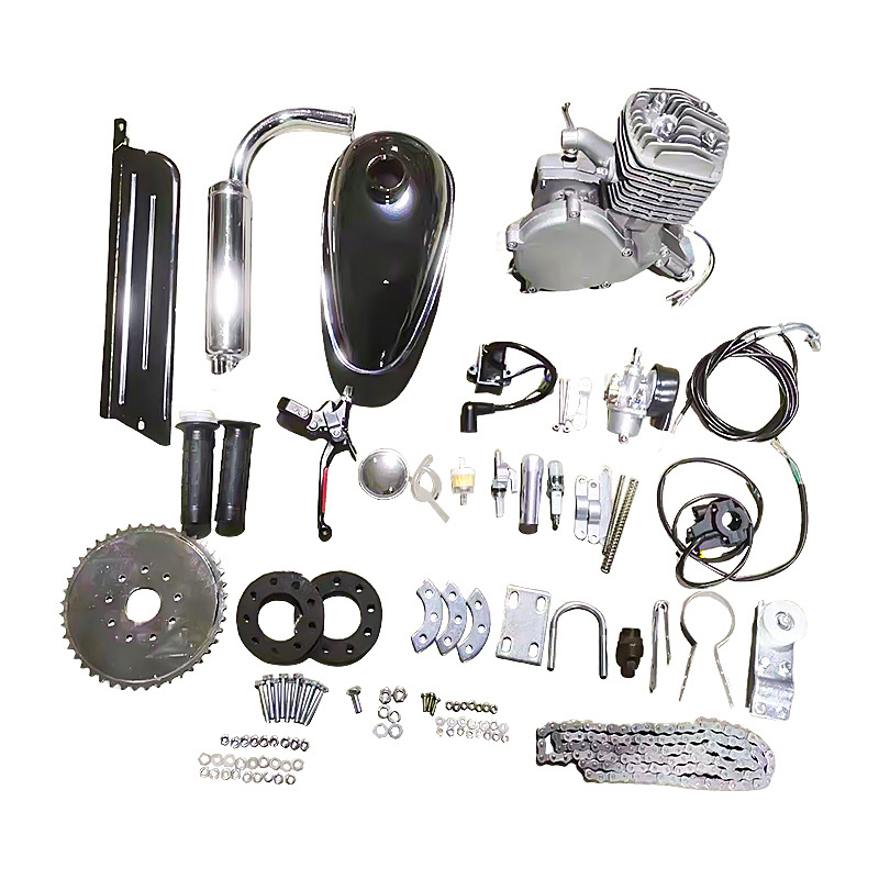 High Quality Air Cooled 1 Cylinder 50CC 60C 80CC 100CC 110CC Bicycle Engine  Bicycle Engine Assembly