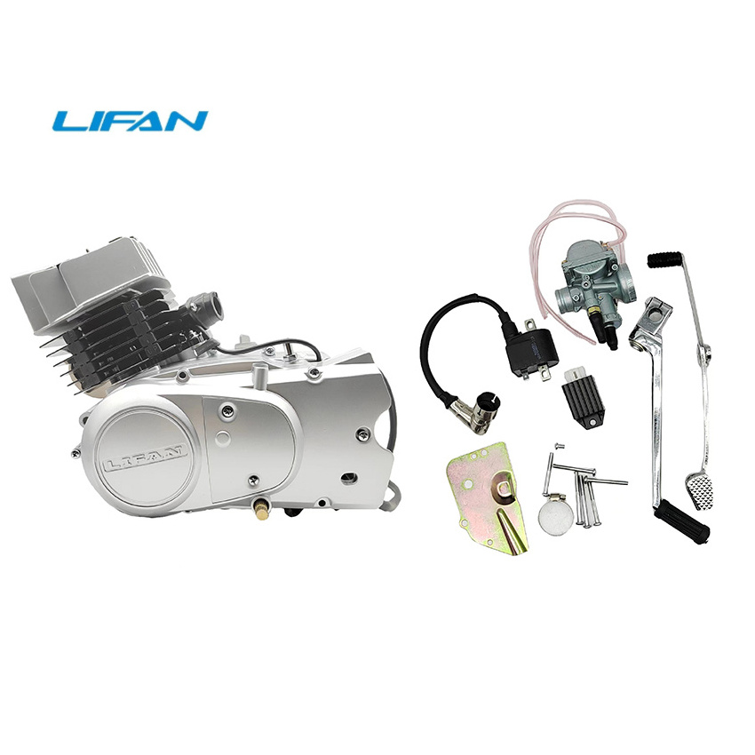 OEM lifan 100cc motorcycle engine single cylinder air cooled 2 stroke kick start AX100 engine for suzuki