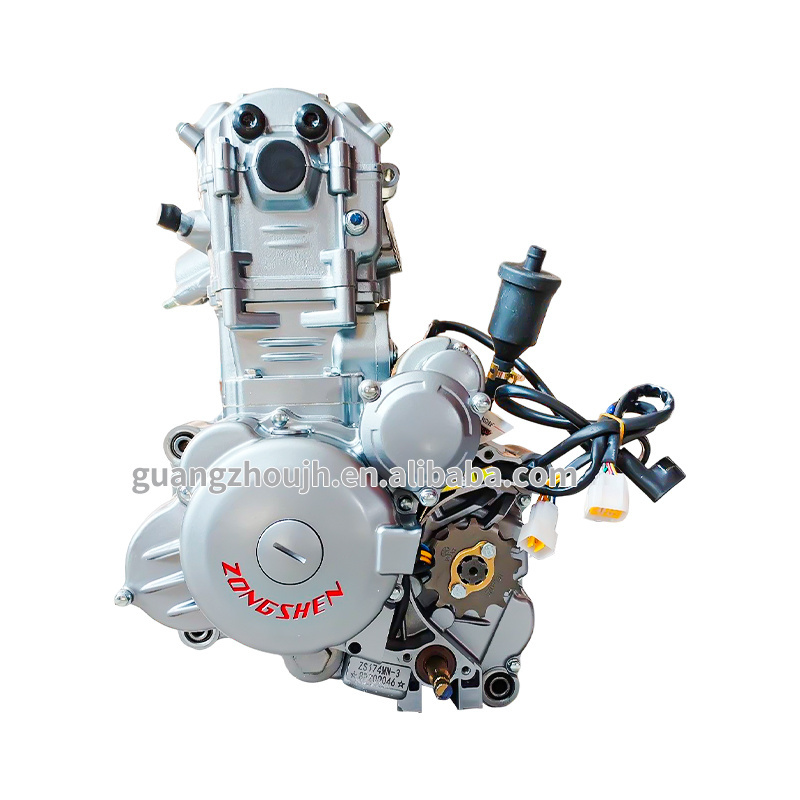 Motorcycle 300cc engine 4-valve off-road motorcycle engine assembly 300cc Zongshen CBS300 6-speed variable speed ZS174-3 engine