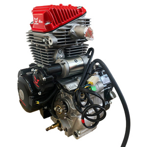 Lightweight piston single cylinder CDI air cooled 4 stroke 4 valve 17KW electrical kick start 250CC engine kit zongshen CB250R