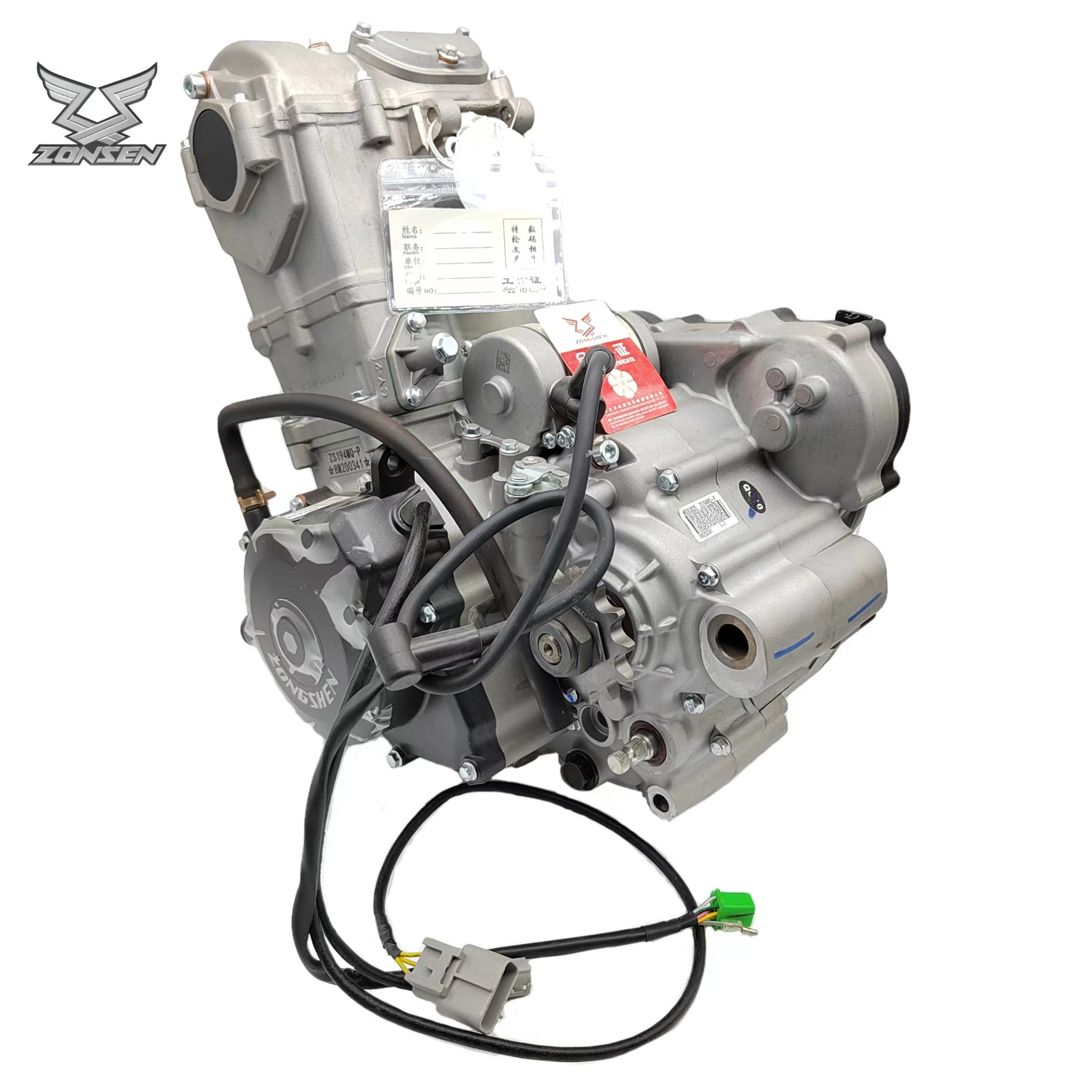 factory sale zongshen 450cc updated version engine ZS194MQ 4 valve water cooled motorcycle atv engine for bajaj honda