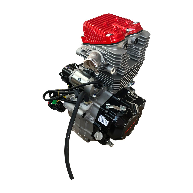 Lightweight piston single cylinder CDI air cooled 4 stroke 4 valve 17KW electrical kick start 250CC engine kit zongshen CB250R